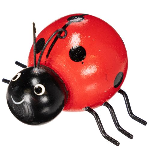 Itens Joaninhas de madeira/bichos da sorte, lindas decorações para casa, 5 cm, 6 peças