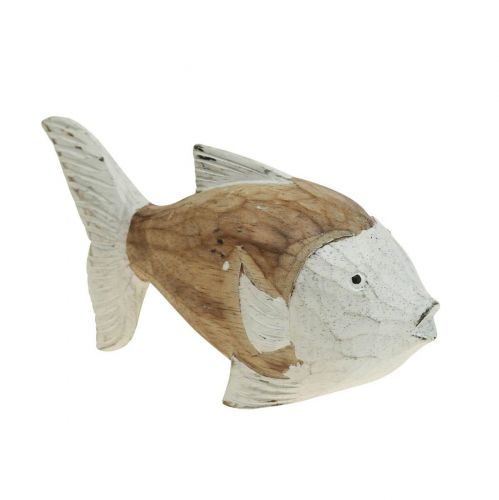 Itens Decoração marítima peixe madeira peixe shabby chic 17×8cm