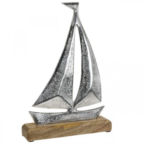 Floristik24 Decoração marítima, metal decorativo para veleiros, navio decorativo Alt.26cm