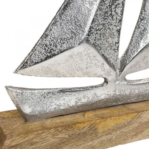 Floristik24 Decoração marítima, metal decorativo para veleiros, navio decorativo Alt. 16,5cm