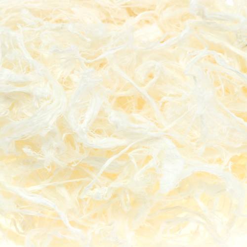 Floristik24 Algodão Mulberry alvejado 150g