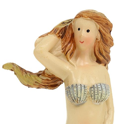 Figura Deco azul sereia 6cm - 9,5cm 3pcs | Floristik24.pt