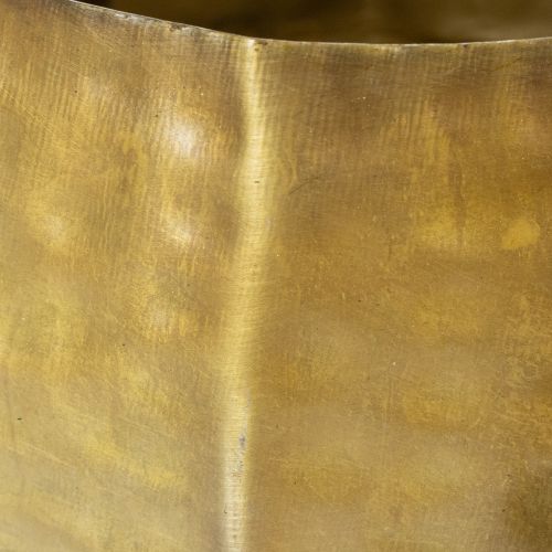 Itens Vaso decorativo de metal, latão, Ø22/18/14cm, conjunto de 3