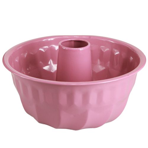Itens Forma decorativa para tigela de metal Gugelhupf rosa Ø23cm Alt.12cm