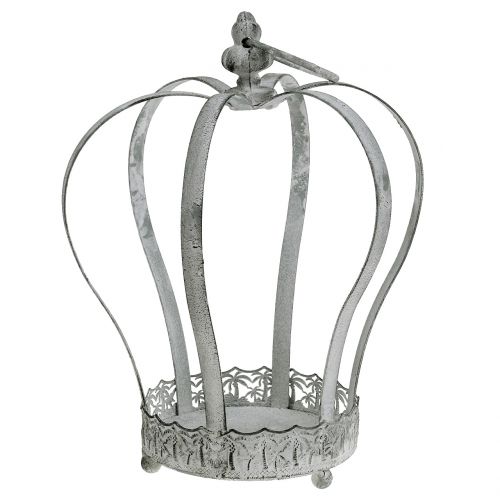 Floristik24 Coroa de metal para decoração Ø20,5cm Alt.26cm