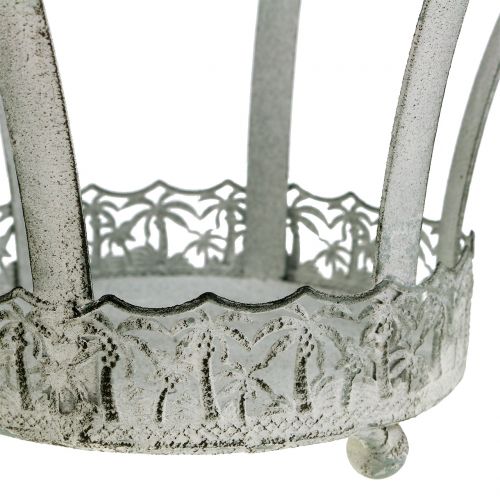 Itens Coroa de metal para decoração Ø20,5cm Alt.26cm