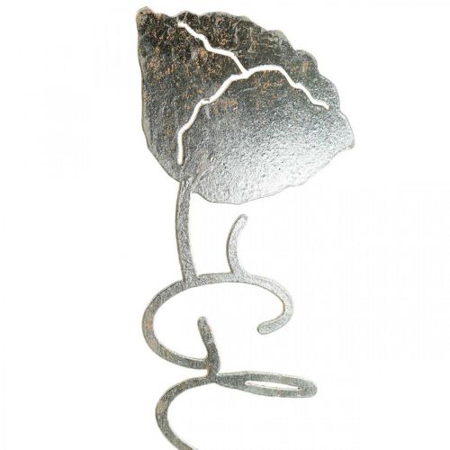 Floristik24 Suporte de flor em metal decorativo com letras "Felicidade" Alt. 40cm