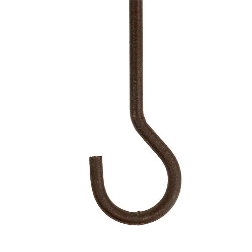 Gancho de metal 15cm marrom 12pcs