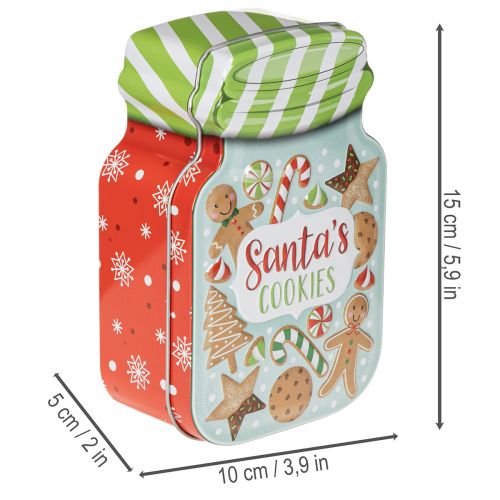 Lata de metal para biscoitos