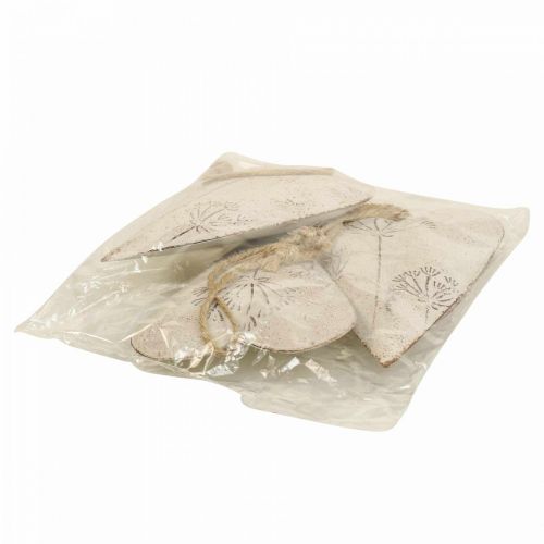Floristik24 Coração de metal, coração decorativo para pendurar, decoração coração A11cm 3uds