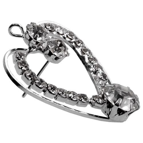 Floristik24 Corações de metal prata 3 cm 6 unidades
