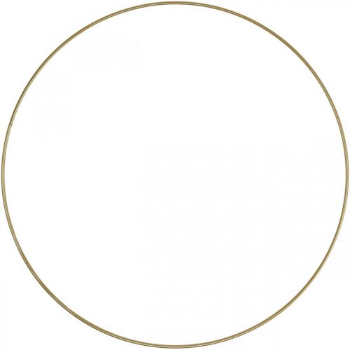 Anel decorativo anel de metal Scandi anel decorativo laço ouro Ø30.5cm 6pcs