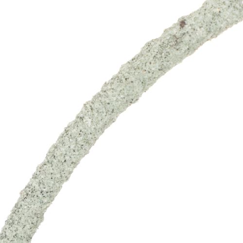 Anel decorativo de metal sobre suporte de madeira para decoração de mesa, 43 cm | Floristik24.pt