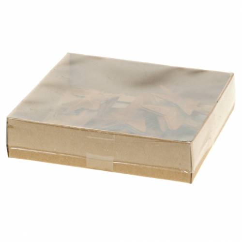 Floristik24 Estrela patina metal 5cm 24 un