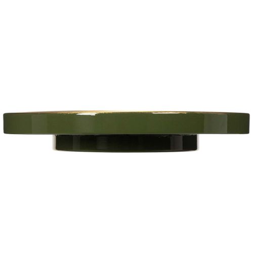 Bandeja decorativa verde com
