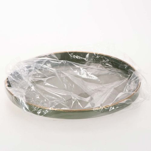 Bandeja decorativa verde com