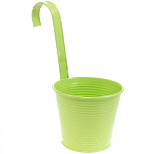 Vaso para pendurar, decoração de varanda, vaso de flores verde Ø13,5cm