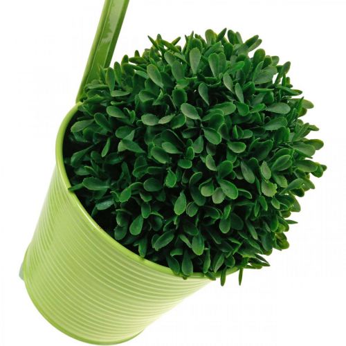 Floristik24 Vaso para pendurar, decoração de varanda, vaso de flores verde Ø13,5cm