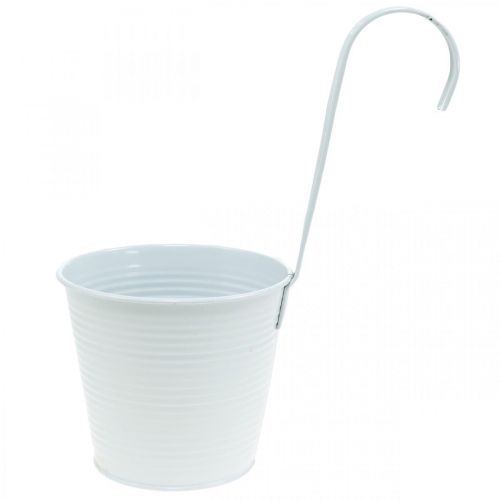 Floristik24 Plantador, vaso de flores para pendurar, decoração de flores, vaso de suspensão branco Ø13.5cm