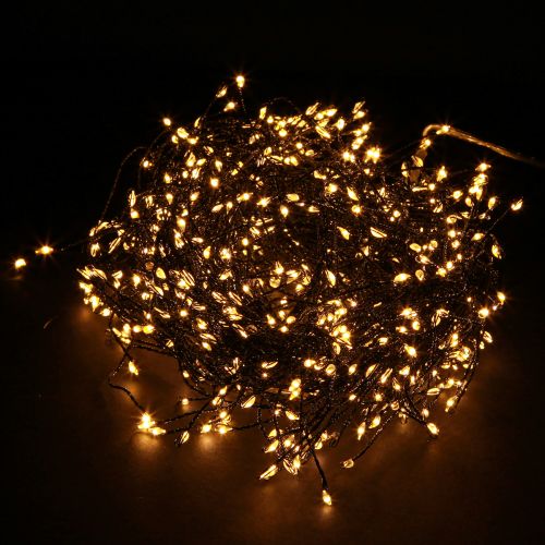 Floristik24 Micro LED cluster luzes de fadas dentro de casa ao ar livre 480 LEDs 300cm