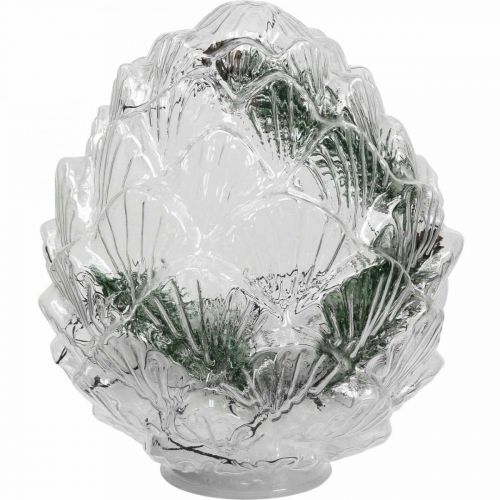 Floristik24 Luzes LED Cones de LED Decoração de Natal Temporizador Branco Quente 19,5 cm