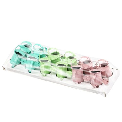 Floristik24 Variedade pastel de mini regadores. Ø4cm 12pcs