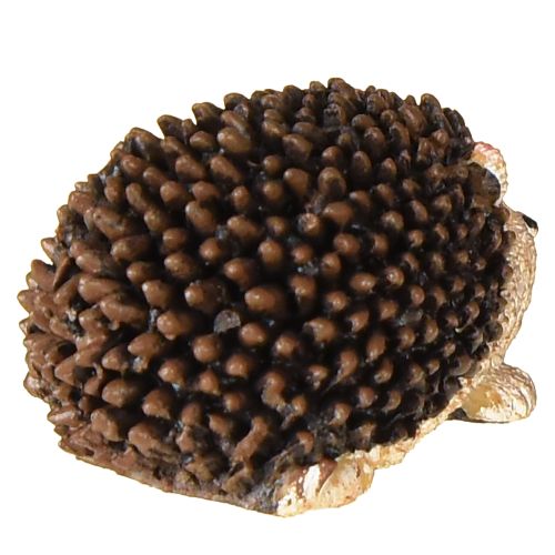 Itens Mini ouriços decorativos de outono pintados à mão 4×2,5×2cm 6 peças
