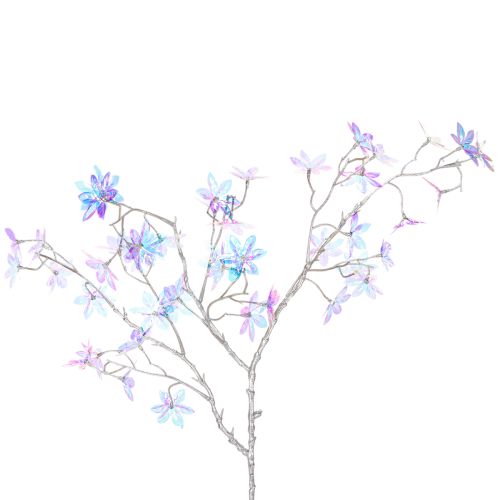 Ramo artificial florido com flores iridescentes, 80 cm comprar | Floristik24.pt