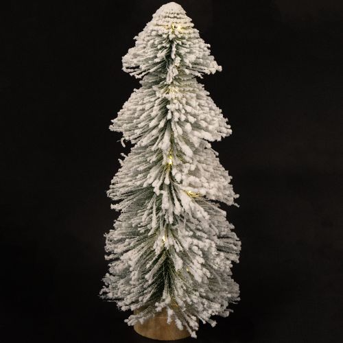 Itens Mini árvore de Natal LED abeto de Natal coberto de neve 40cm