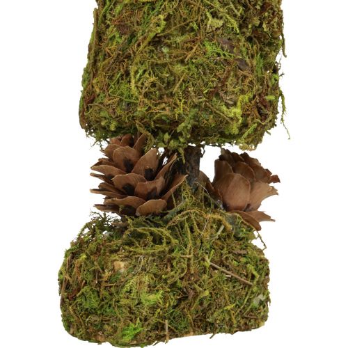 Floristik24 Mini árvore de natal decoração de mesa artificial árvore de musgo Alt.18cm