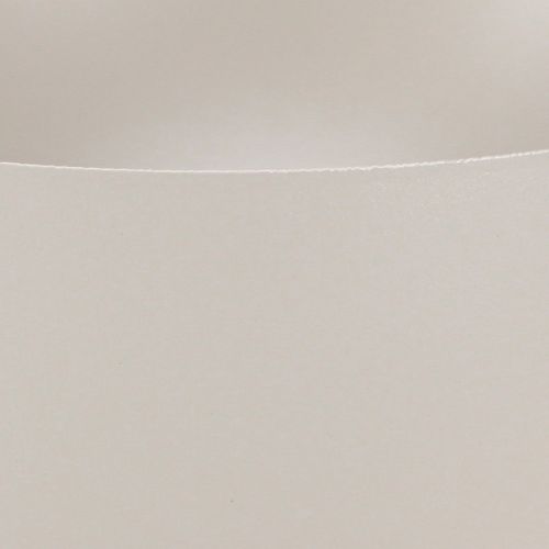 Itens Vaso decorativo moderno para plantas em metal, troféu cinza Ø20cm A16,5cm