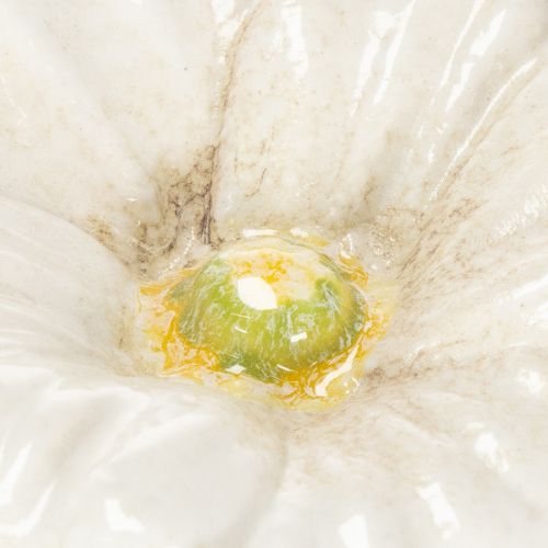 Itens Estaca de jardim com decoração de papoula em cerâmica para jardim de primavera, 32 cm, conjunto de 6 peças.