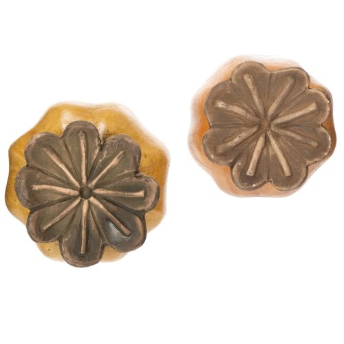 Itens Estaca de jardim em formato de cápsula de papoula para decoração elegante de jardins, canteiros ou varandas, 60 cm, 2 peças.