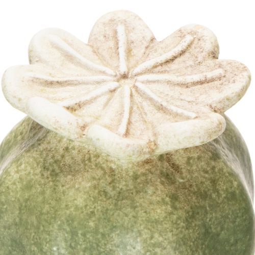 Itens Decorações de jardim em forma de cápsulas de sementes de papoula para arranjos encantadores no jardim, 60 cm, 2 peças.