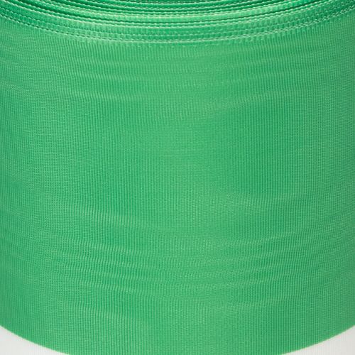 Fita decorativa moiré verde e branca para guirlandas, 150 mm, fita para laços, tafetá de alta qualidade, 25 m | Floristik24.pt