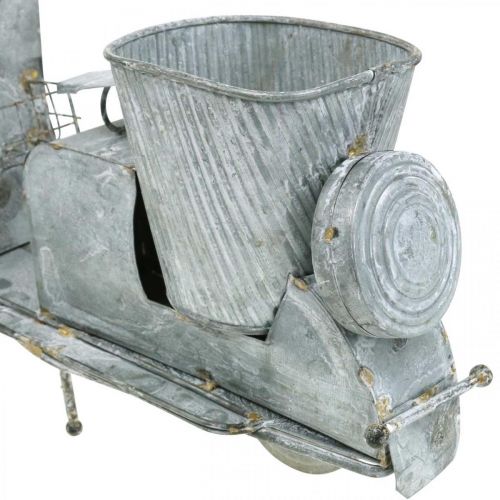 Floristik24 Vaso de flores scooter metal vintage lavado 35×12×23cm