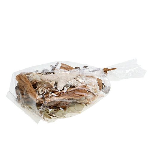 Floristik24 Mistura de conchas e estrelas do mar para artesanato 150g