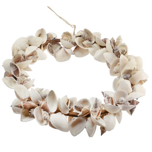 Itens Guirlanda de conchas decoração de conchas decoração marítima Ø33cm 60cm