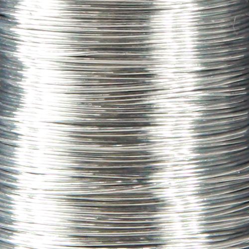 Itens Arame murta prata galvanizado 0,37mm 100g