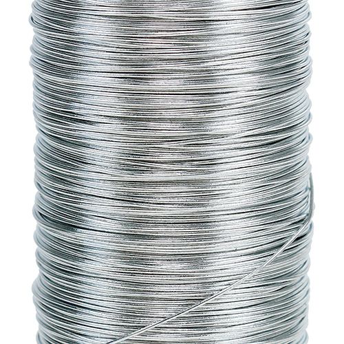 Itens Murta fio de prata galvanizado 0,37mm 100g