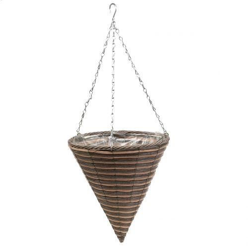 Itens Cesto bolsa cone luz natureza Ø30cm H36cm