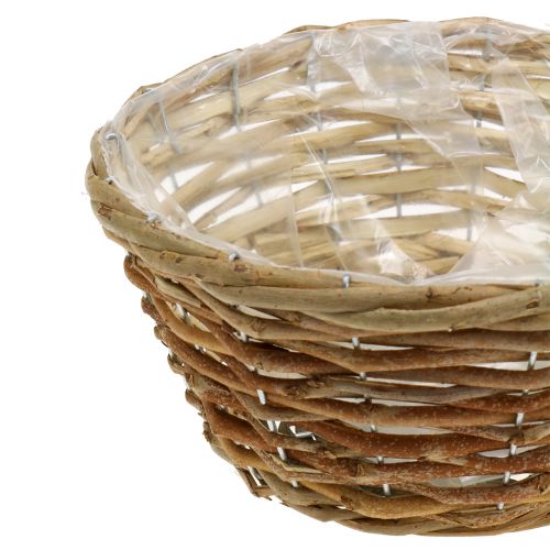 Itens Tigela de cesto para plantio castanho claro Ø24cm