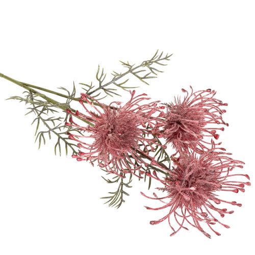 Ramo artificial de protea florida, 65 cm, 3 peças | Floristik24.pt