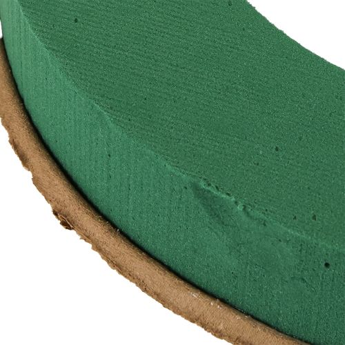 Itens Base de espuma floral molhada para guirlanda feita de papelão Ø25cm 2 peças