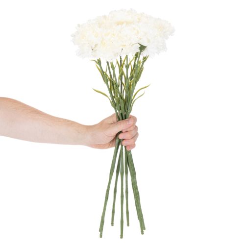 Cravo artificial com haste para buquês e coroas, 56 cm, 8 unidades | Floristik24.pt