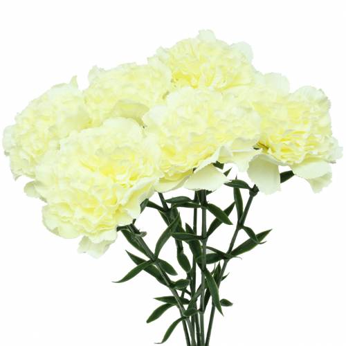 Itens Cravo artificial branco 6 unidades