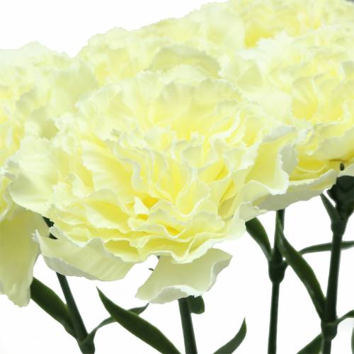 Itens Cravo artificial branco 6 unidades