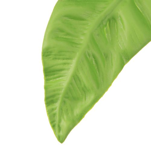 Itens Plantas artificiais de samambaia ninho em verde 5,5×22cm 2 unidades