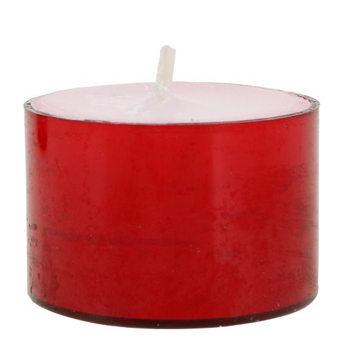 Floristik24 Colorlights tealights red 40pcs