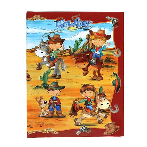 Floristik24 Notebook para meninos Cowboy A6 1p